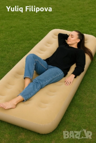 Надуваемо легло, Leedssoy, снимка 3 - Спални и легла - 50729297