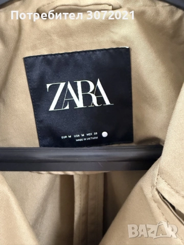 Дамско преходно палто Zara, снимка 3 - Палта, манта - 56234136