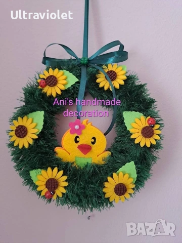 Великденски венци, снимка 3 - Декорация за дома - 54004865