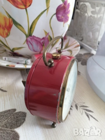 Ретро, немски часовник, будилник CARDO, снимка 4 - Антикварни и старинни предмети - 50836930