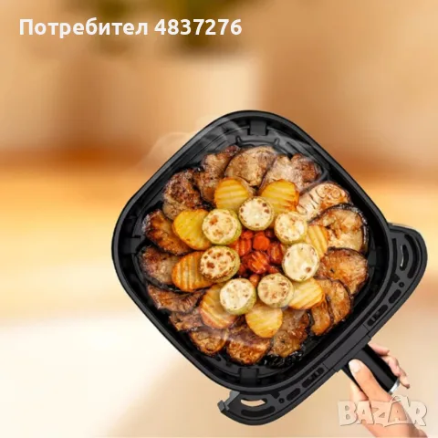 Фритюрник с горещ въздух, 1500 W, 8 програми. , снимка 4 - Фритюрници - 56544035