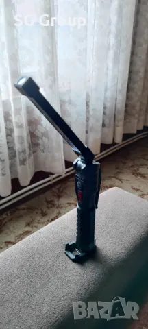 Мощна акумулаторна работна LED лампа с 3на светлина, снимка 6 - Лед осветление - 49332501