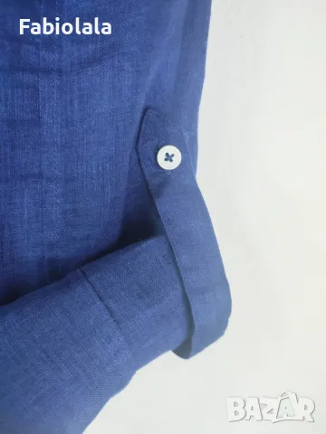 Brax linen blouse M, снимка 7 - Блузи с дълъг ръкав и пуловери - 48860345