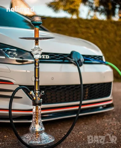 THE HOOKAH Black Mamba Anthrazit Gunmetal & Gold  внос от Германия