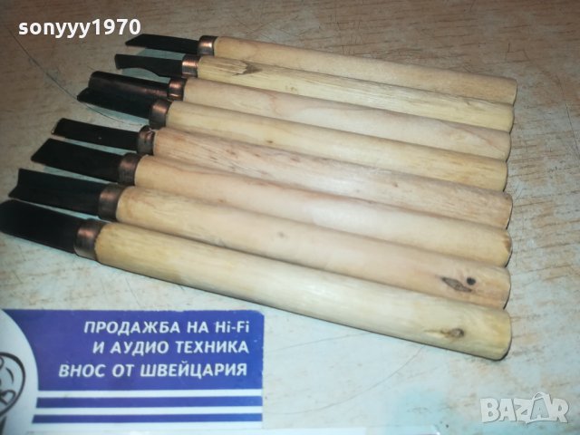 8бр длета за финна  дърворезба, снимка 4 - Други инструменти - 30338580