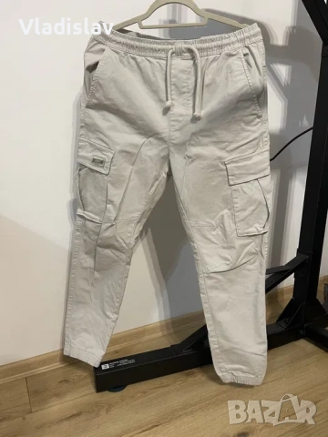 Zara - M - Нов мъжки карго панталон DNWR , снимка 3 - Панталони - 53909684