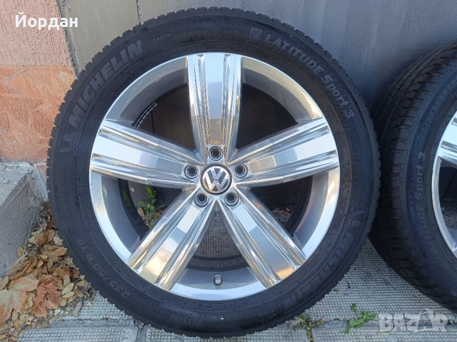 ОРИГИНАЛНИ джанти с гуми 19 ' цола 5х112 VW TIGUAN / Фолксваген Тигуан, снимка 8 - Гуми и джанти - 51826174