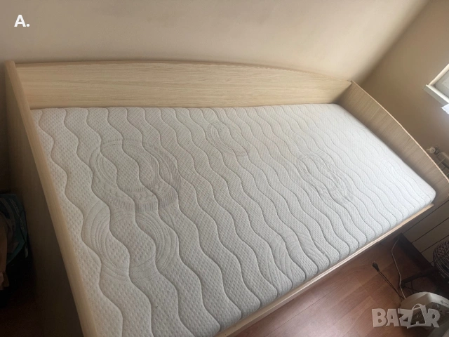Единично легло + матрак , снимка 2 - Спални и легла - 54099847