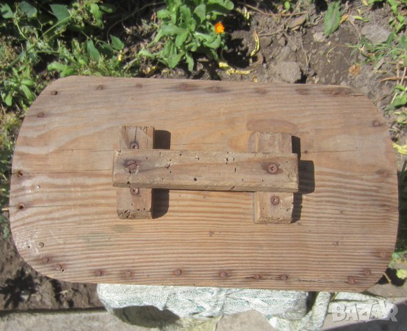 стар дървен калъп за плетене на кошници, снимка 2 - Други ценни предмети - 29838545
