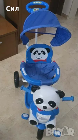 Детска триколка 🐼, снимка 4 - Детски велосипеди, триколки и коли - 56198005