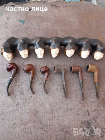 Комлект колекционерска стойка с лули , снимка 7 - Лули - 49389795