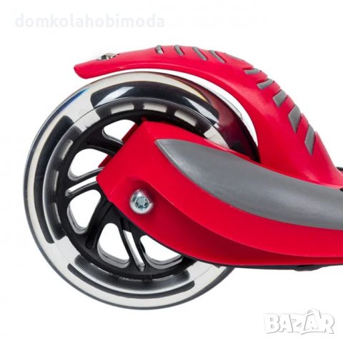 Алуминиева Тротинетка, 100Kg. Регулируема височина до 89 см,Светещи гуми, За краката 46x12, снимка 4 - Скутери и тротинетки - 36615634