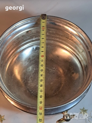 посребрена шампаниера 29/5, снимка 5 - Антикварни и старинни предмети - 52518578