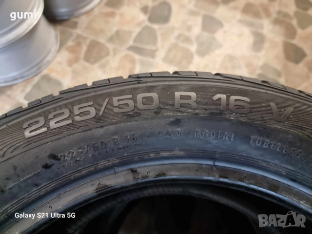 4бр летни гуми 225/50/16 UNIROYAL L04430 , снимка 6 - Гуми и джанти - 52746190