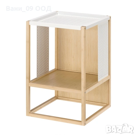 Нощно шкафче от бамбук и МДФ