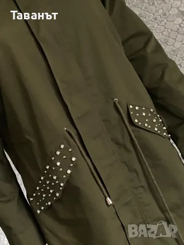 Зелено яке с кристали NLY by Nelly /ново/, снимка 4 - Якета - 49676998