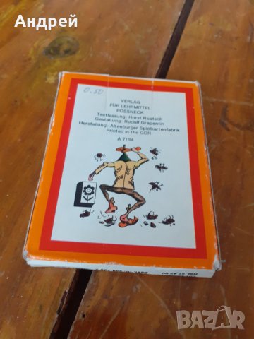 Стари карти за игра,Черен Петър Max und Moritz, снимка 2 - Други ценни предмети - 31202755