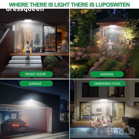 1828 Соларна индукционна лампа с 32 диода, снимка 7 - Соларни лампи - 37363919