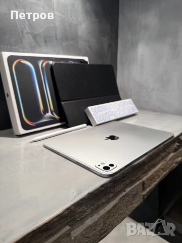 КАТО ЧИСТО НОВ Ipad Pro M4 11” + Apple Pencil Pro, снимка 2 - Таблети - 52965698