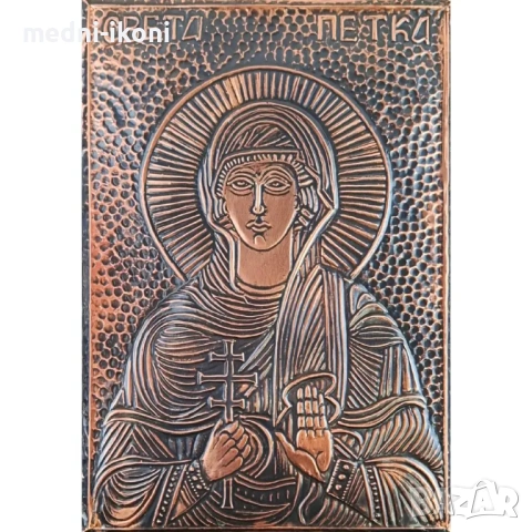 ИКОНА ГОЛЯМА СВЕТА ПЕТКА, снимка 2 - Икони - 54300603