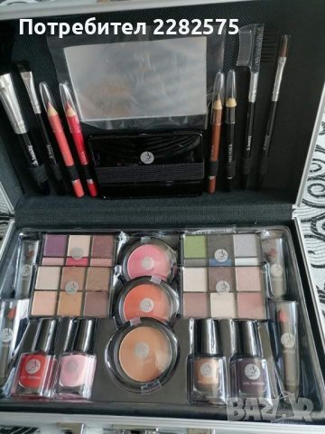 Метално куфарче с гримове с немско качество , снимка 3 - Комплекти и лотове - 38881844