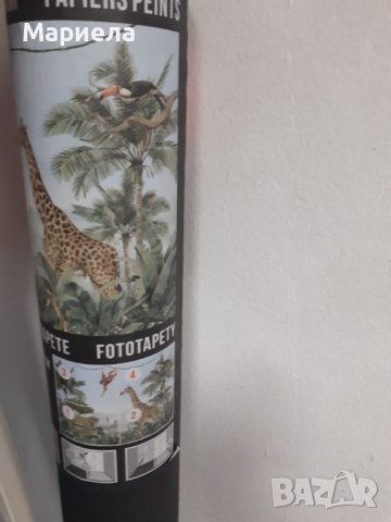 Фототапет за детска стая "джунгла" - фототапет животни в джунглата 360х255см, снимка 2 - Облицовки - 36603378