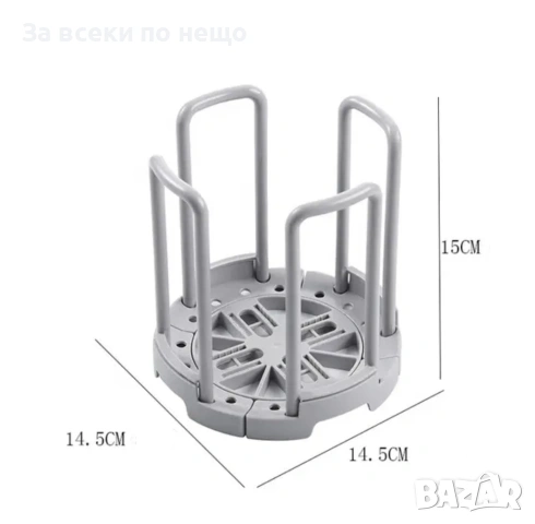 Поставка за съхранение на купички, снимка 5 - Аксесоари за кухня - 53188597