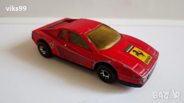 Ferrari Testarossa Matchbox 1986 Made in Thailand, снимка 6 - Колекции - 52291369