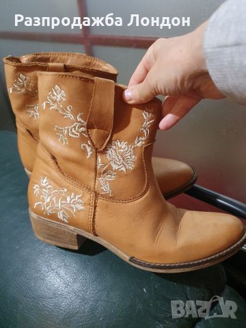 Боти кожа естествена Roxy,р37