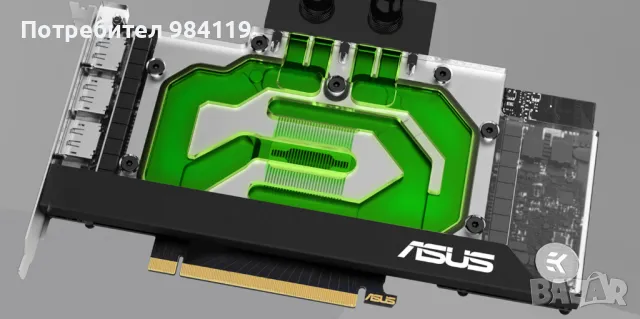 Видео карта ASUS EKWB GeForce® RTX™ 3080, 10GB GDDR6X, 320-bit, снимка 6 - Видеокарти - 48695104
