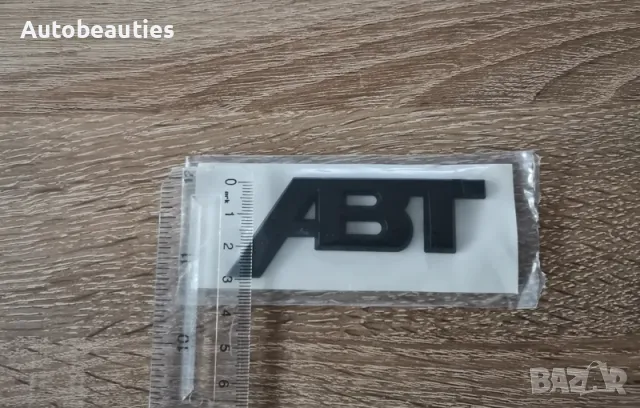 Audi ABT черна емблема малък размер, снимка 3 - Аксесоари и консумативи - 49395360