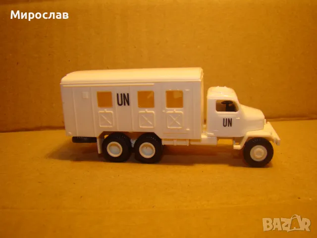 IGRA?? H0 1/87 PRAGA КАМИОН ВОЕНЕН МОДЕЛ КОЛИЧКА ВЛЕКАЧ, снимка 3 - Колекции - 48456530