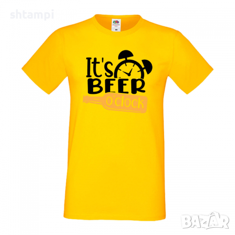 Мъжка тениска It's Beer O'clock,Бира,Бирфест,Beerfest,Подарък,Изненада,Рожден Ден, снимка 9 - Тениски - 36378286