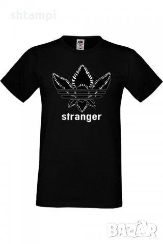 Мъжка тениска Stranger Adidas,Филм,Сериал,, снимка 2 - Тениски - 37568990