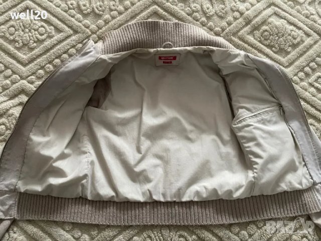 Късо яке естествен велур Mustang, снимка 7 - Якета - 48162187