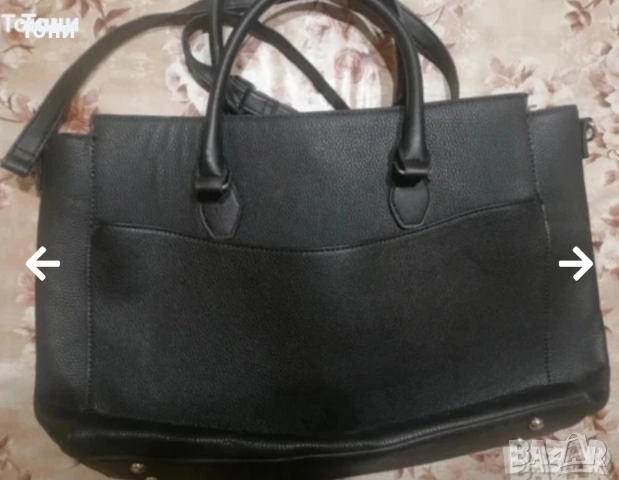 PRIMARK Оригинал Нова Дамска Голяма Чанта Изцяло от Естествена Кожа , снимка 2 - Чанти - 52531743