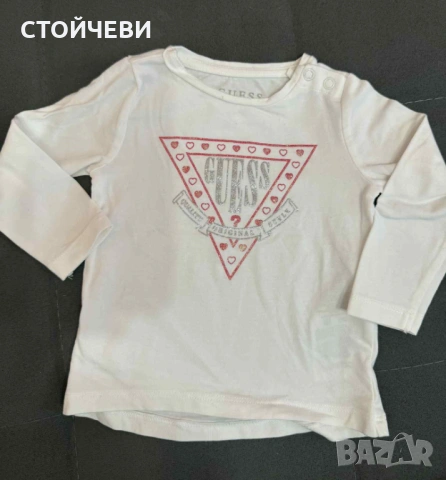 Бебешки блузки GUESS, снимка 4 - Комплекти за бебе - 53343038