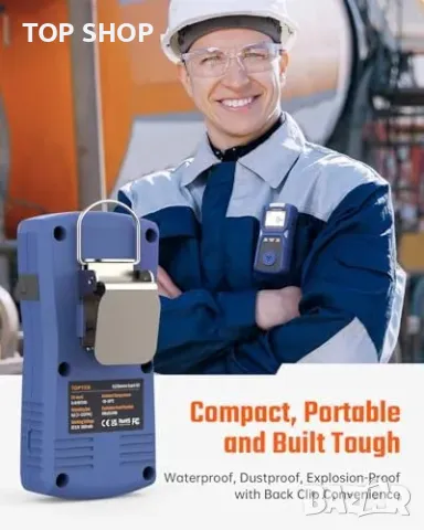 Нов Портативен H2S детектор с тройна аларма и 5-дневна батерия за аварии, снимка 5 - Друга електроника - 49549531