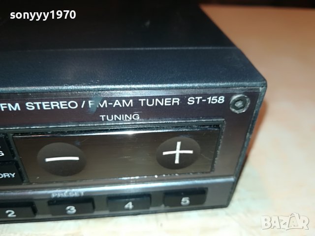 🛑sony time-sony st-158 made in japan 1709221846, снимка 9 - Ресийвъри, усилватели, смесителни пултове - 38032670