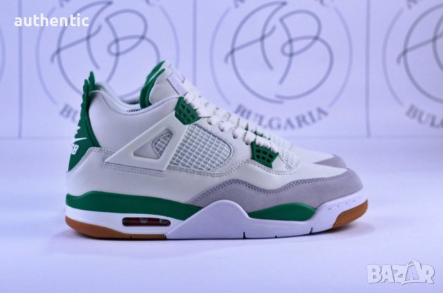 Nike Air Jordan Retro 4 Craft, Midnight Navy, Snorlax, Pine Green, снимка 6 - Маратонки - 44313737