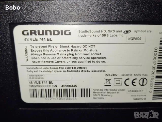 T-CON 13VNB7_SQ60MB4C4LV0.0, снимка 3 - Части и Платки - 48049581