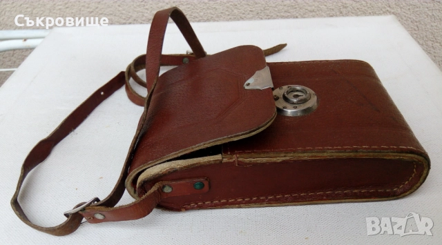 Стар калъф за сгъваем мехов фотоапарат от началото на 20 век vintage винтидж, снимка 4 - Антикварни и старинни предмети - 51543892