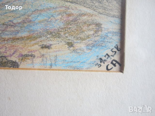 Картина графика подписана 1958, снимка 4 - Картини - 37334185