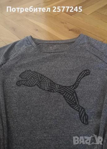 Оригинална дамска тениска Puma размер M-L , снимка 2 - Тениски - 50732539