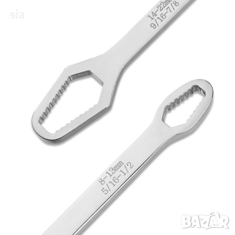 Ключ гаечен 8-22ММ, Универсален, двойна глава, 1 БР, снимка 3 - Аксесоари и консумативи - 42254684