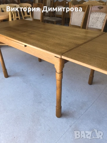 Разтегателна трапезна маса (01-247), снимка 10 - Маси - 54315205