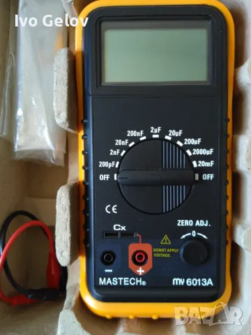 Уред за измерване капацитет на кондензатори Mastech MS6013A
