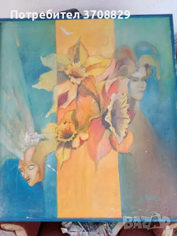 Картина масло платно, снимка 1