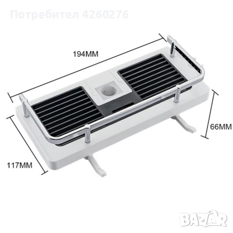 Многофункционален регулируем рафт за поставяне към душ батерия в баня. ПРОМОЦИЯ!!, снимка 4 - Други стоки за дома - 52089166