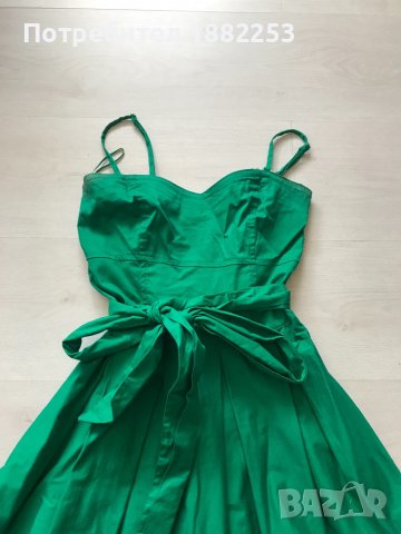 Зелена рокля [ S размер], снимка 2 - Рокли - 37581620